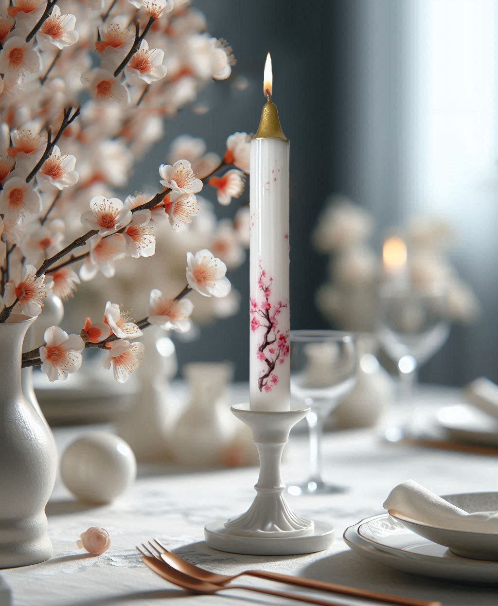 3-Pack Pinky Cherry Blossom Candles