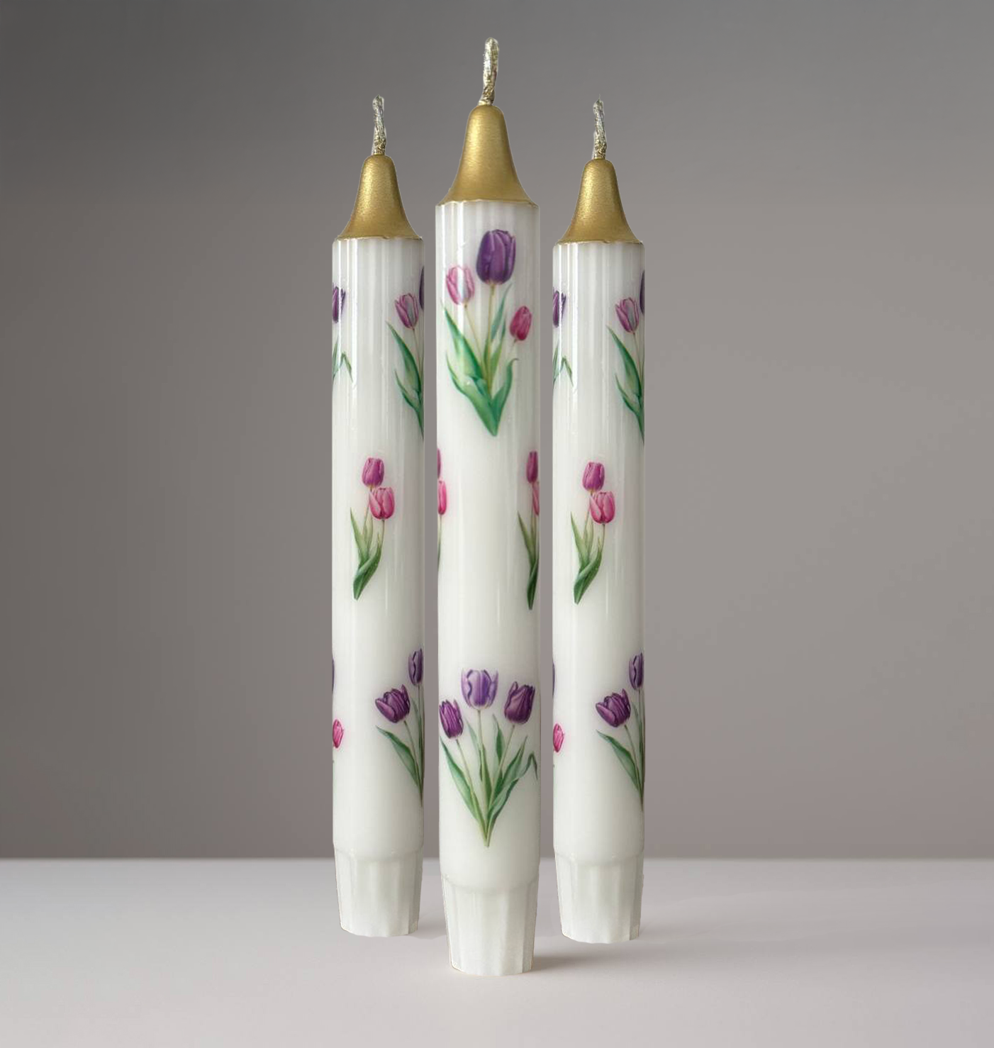 3-Pack Purple Tulip