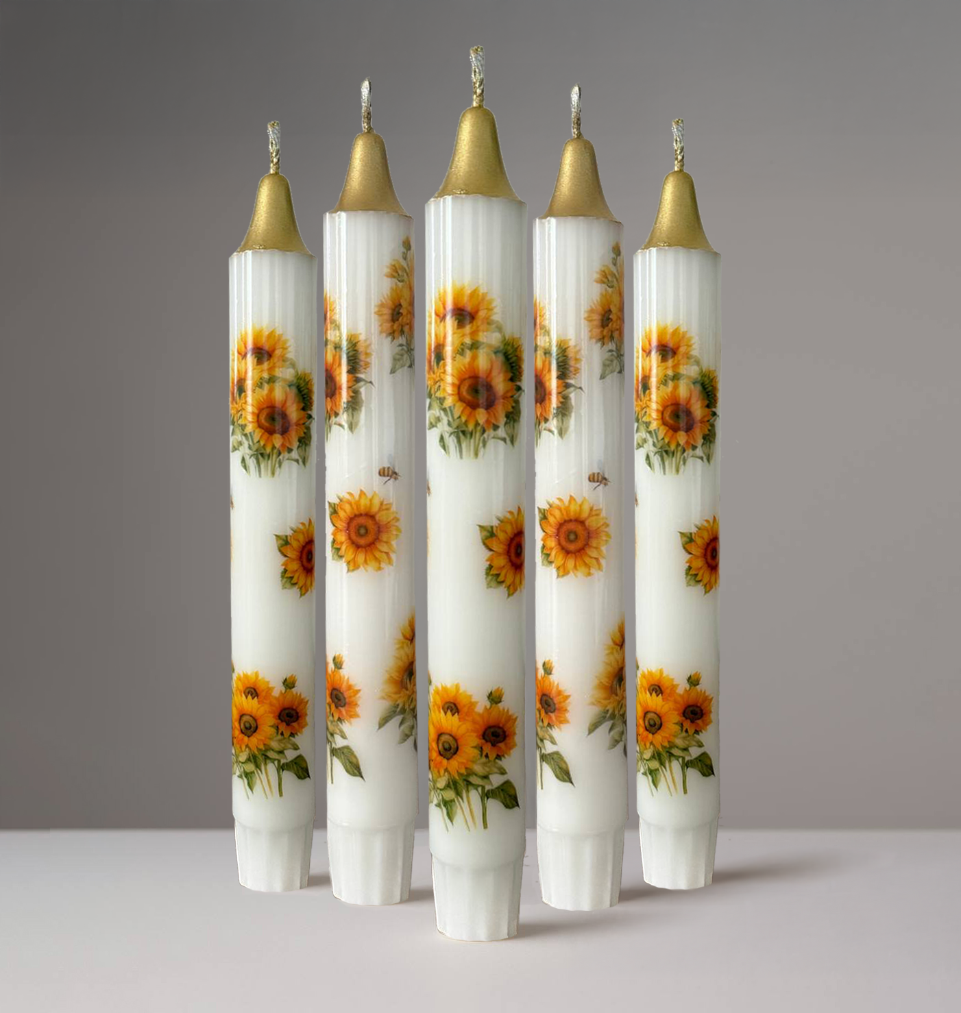 5-Pack Sunflower Candles