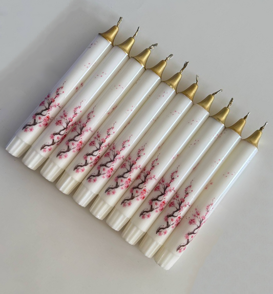 Pinky Cherry Blossom Candles(Buy More Pay Less)