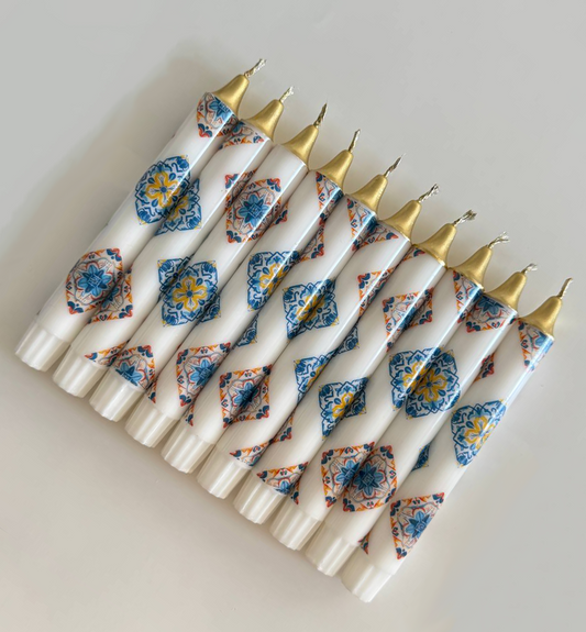 Vintage Tile Candles(Buy More Pay Less)